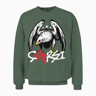 Besiktas 1903 Carsi Eagle Unisex Sweatshirt - Military Green