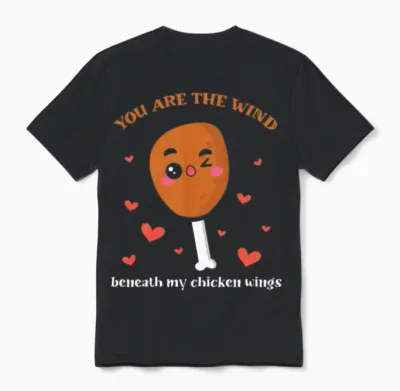 Funny Food Lover Unisex T-Shirt - Black