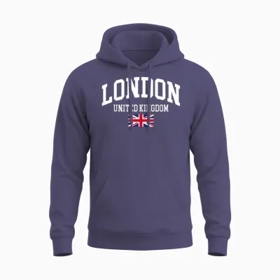 London London England England Uk English Unisex Hoodie - Heather Sport Dark Navy