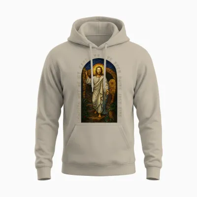 Jesus Kommt Aus Meiner Höhle Und Mir Geht Es Gut Unisex Hoodie - Sand