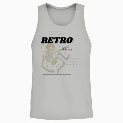 Retro Unisex Tank Top - Ash