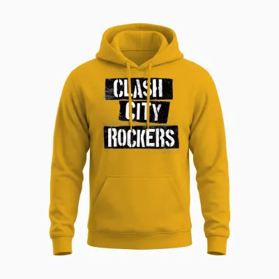 Der Kampf - Clash City Rockers Unisex Hoodie - Gold