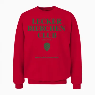 Lecker Bierchen Club Unisex Sweatshirt - Red
