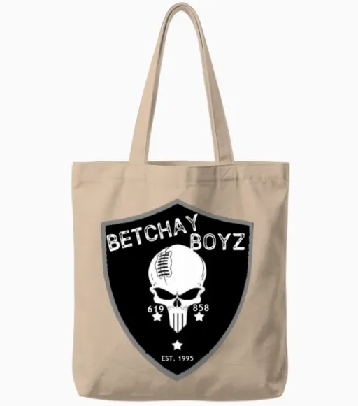 Raiders Shield Tote Bags - Natural