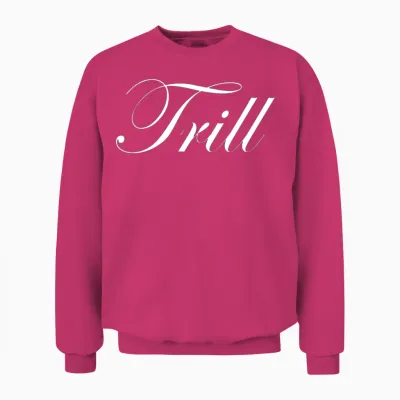 Trill Script Pimp C Bun B Ugk Lean Houston Texas H Unisex Sweatshirt - Heliconia