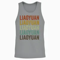Liaoyuan China Retro Vintage Unisex Tank Top - Sport Grey – 2