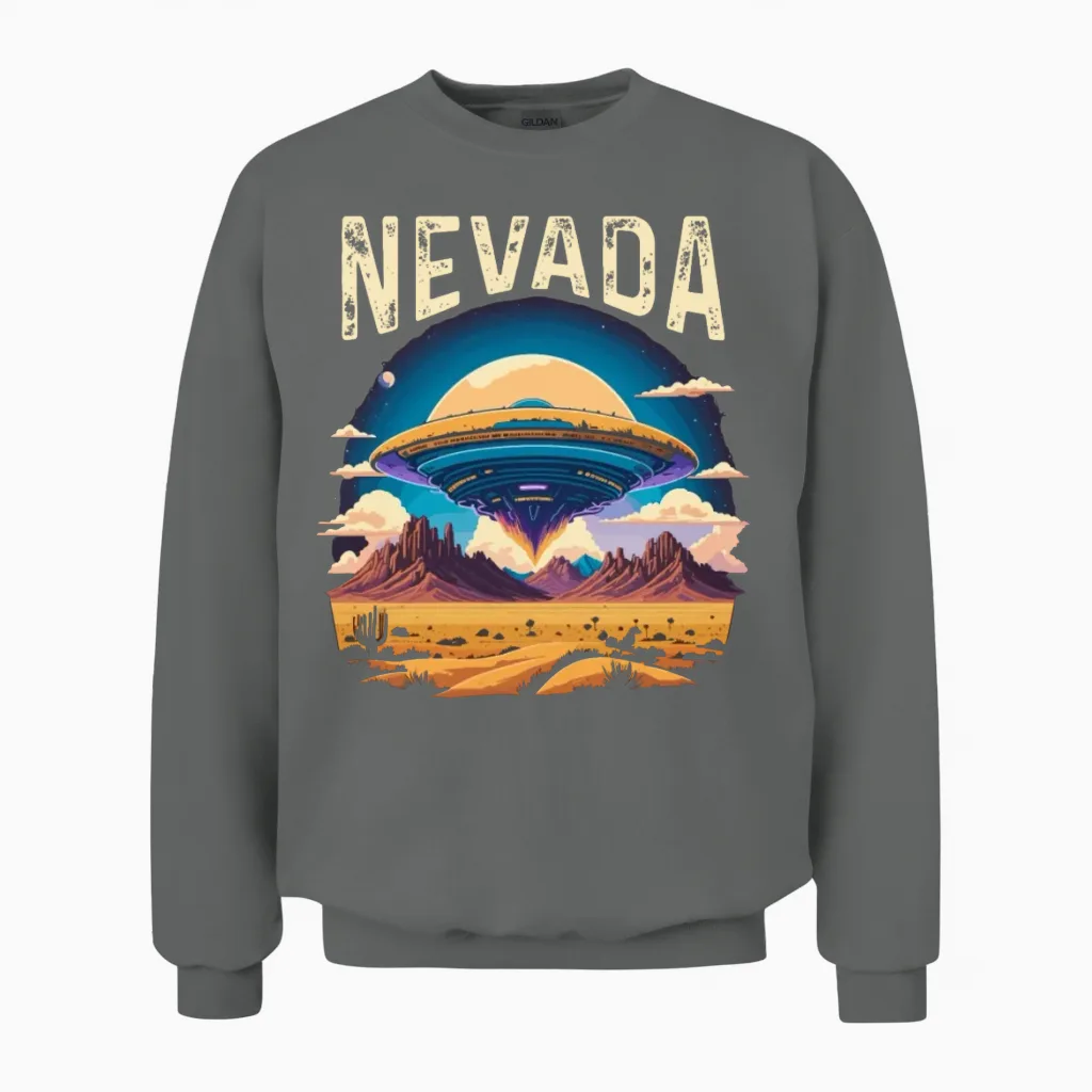 Area 51 Unisex Sweatshirt in Graphite Heather