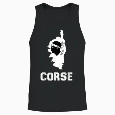 Authentic Corsica Beauty Island for Men Women and Children T-Shirt, Black, S Unisex Tank Top - Black