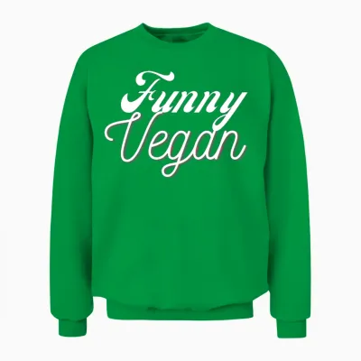Funny Vegan Unisex Sweatshirt - Irish Green