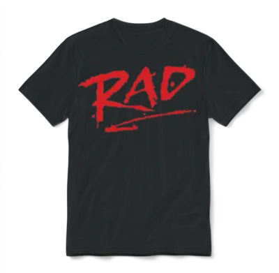 Rad 1980s Classic Bmx Movie Cool Retro Cru Jones B Unisex T-Shirt - Black