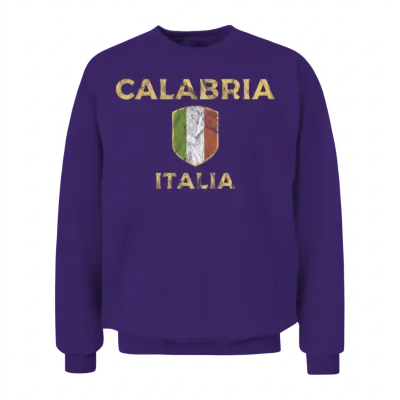 Calabria Italia Calabria Italy Unisex Sweatshirt - Purple