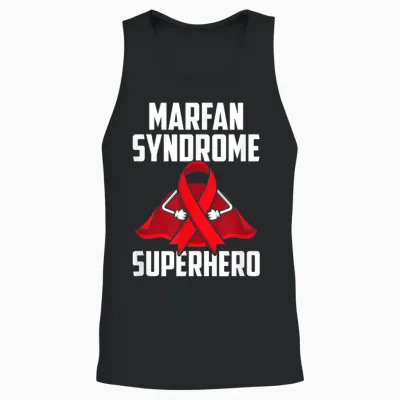 Super-Héros Du Syndrome De Marfan, Survivant, Guerrier Et Combattant Unisex Tank Top - Black