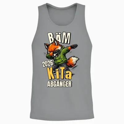 Kinder Bäm Kita Abgänger 2026 Fuchs Kindergarten Geschafft Unisex Tank Top - Sport Grey