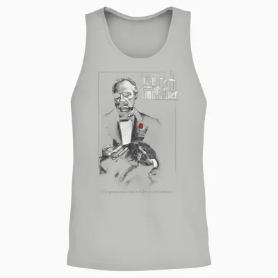The Godfather Poster T-Shirt, Black Unisex Tank Top - Ash