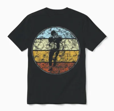 Rugby Retro Unisex T-Shirt - Black