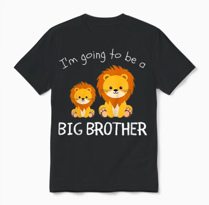 Kids Big Brother 2025 Promoted to Big Brother 2025 T-Shirt, Black Unisex T-Shirt in Black