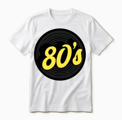 80s Retro Cassette Unisex T-Shirt - White
