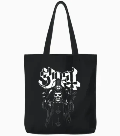 Ghost - Papa's Wrath Tote Bags - Black