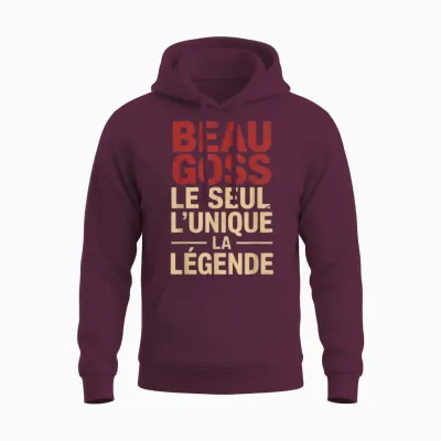 Beau Goss Man Funny Funny Gift Idea Funny Unisex Hoodie - Maroon