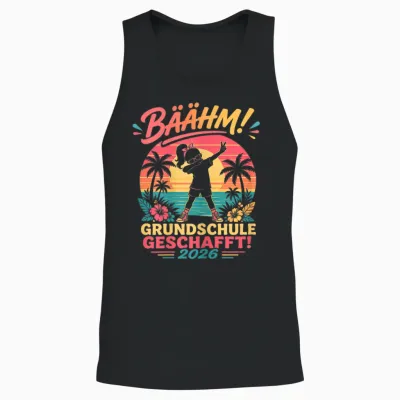 Grundschule Abschluss 2026 Mädchen Gymnasium Unisex Tank Top - Black