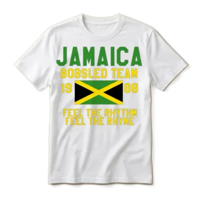 Jamaica Bobsled Team Unisex T-Shirt - White