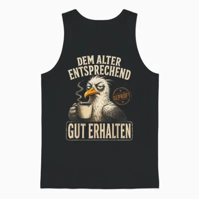 Aua Au Dem Alter Entsprechen Guter Zustand Lustig Geburtstag Unisex Tank Top - Black