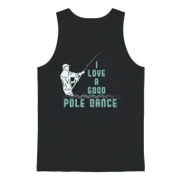 I Love a Good Pole Dance Angel Unisex Tank Top - Black – 1