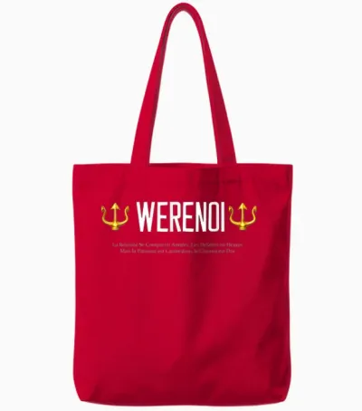 Tribute Were Noi – Fan De Rap French Tote Bags - Red