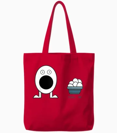 Feed Eggs I Think You Should Leave Comedy Tote Bags - Red