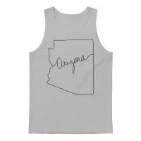 Arizona Unisex Tank Top - Ash – 1