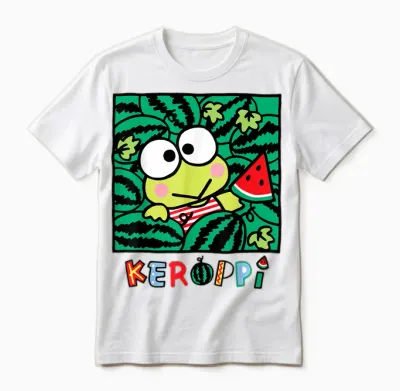 Keroppi Watermelon Summer Fun Unisex T-Shirt - White