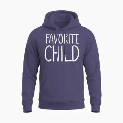 Favorite Child Funny Novelty | Mom/dad's Favorite Unisex Hoodie - Heather Sport Dark Navy