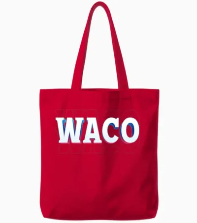 Retro - Waco Tote Bags - Red