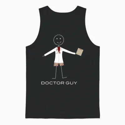 Drôle De Docteur Pour Homme, Docteur Médical T-Shirt Haut De Gamme Unisex Tank Top - Black