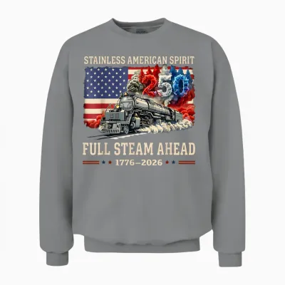 Big Boy 4014 Vintage 250 Steam Locomotive Railroad Train Unisex Sweatshirt - Sport Grey