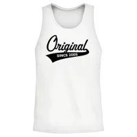 Original Since 2005 (year of Birth, Birthday / B) Unisex Tank Top - White – 2