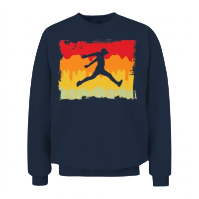 Parkour Retro Unisex Sweatshirt - Navy