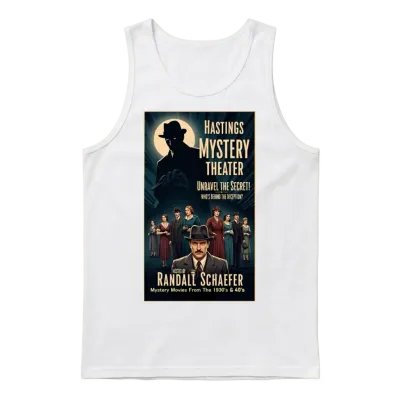 Hastings Mystery Theater - Movie Unisex Tank Top - White