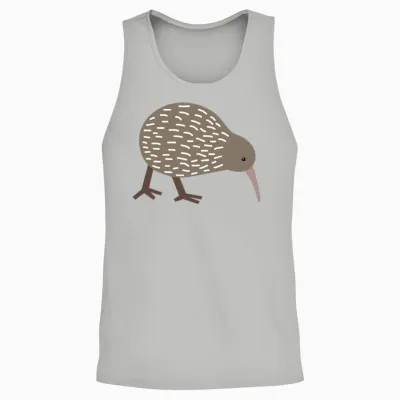 New Zealand Kiwi Unisex Tank Top - Ash