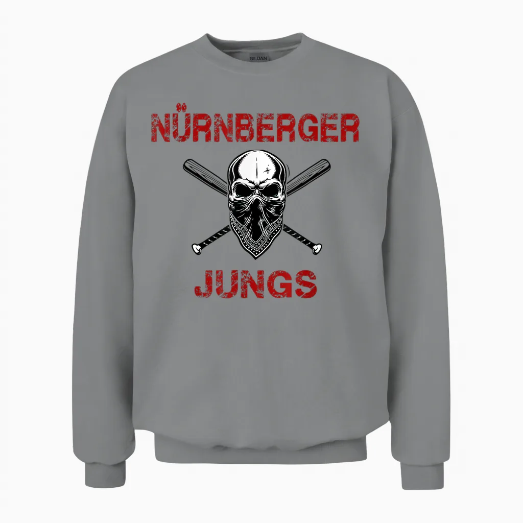 Ultras Nürnberg Nürnberger Jungs Fußball Tradition Fcn Unisex Sweatshirt in Sport Grey