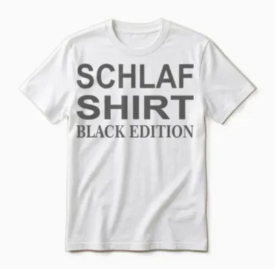 Official Sleep Shirt Black Edition T-Shirt, Black Unisex T-Shirt - White