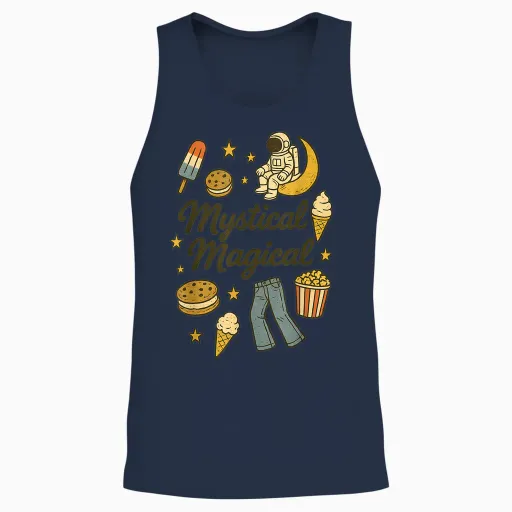 Mystical Magical Ben Son Boone Country American Women Men Unisex Tank Top - Navy
