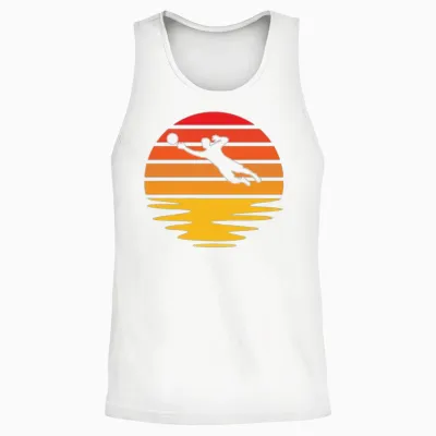 Keeper Retro Unisex Tank Top - White