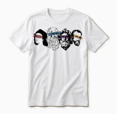 Renaissance-Ninja-Künstler-Shirt Zum Zeichnen Unisex T-Shirt - White