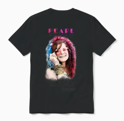 Janis Joplin Es Ist Schwer, Frei Zu Sein Unisex T-Shirt - Black