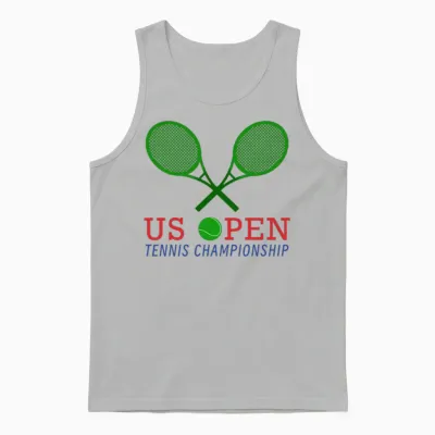 Tennis - Tennis Championship - Tennis Tournament Unisex Tank Top - Ash
