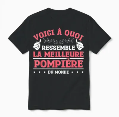 This Is What the World's Best Fireman Looks Like, Black, S Unisex T-Shirt - Black