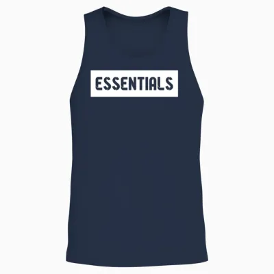 Essentials Unisex Tank Top - Navy