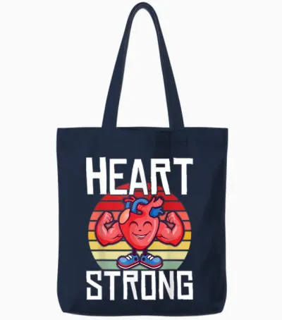Recovery of the Heart Tote Bags - Navy