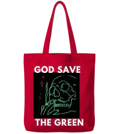 God Save the Green Gift Tote Bags - Red
